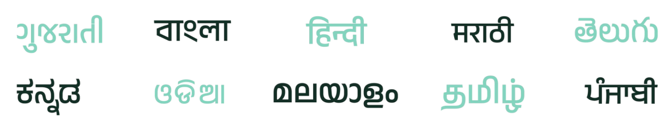 Language Support